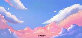 彩色水墨天空