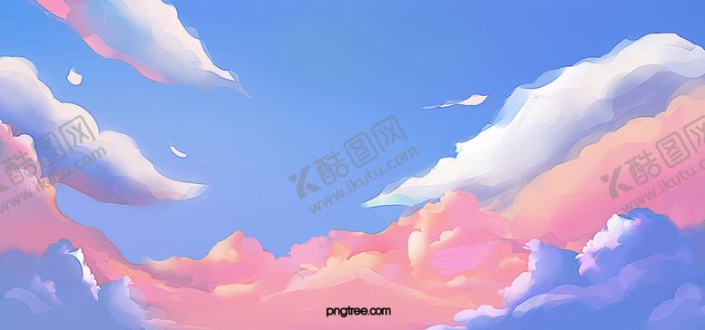 编号：95204006251051126304【酷图网】源文件下载-彩色水墨天空