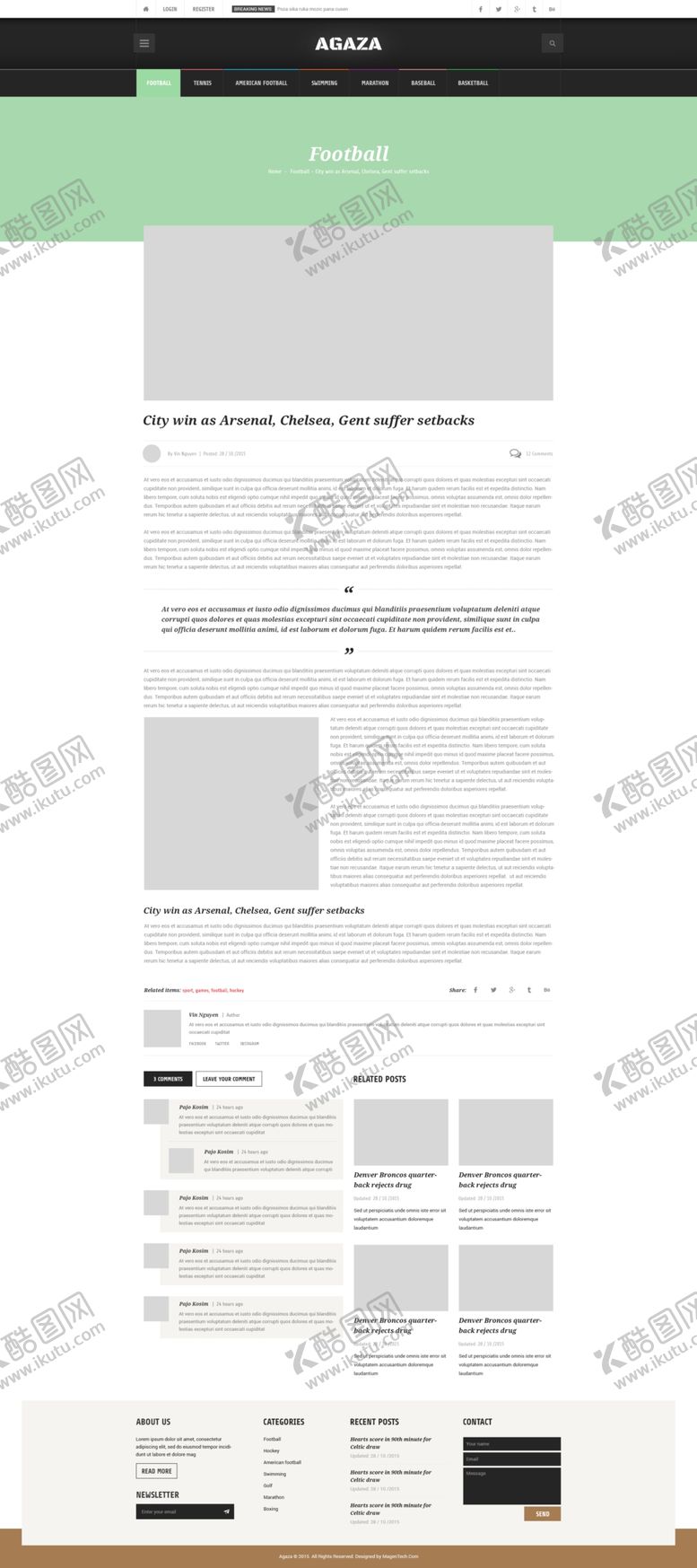 编号：27739705131716217495【酷图网】源文件下载-媒体资讯网页模板