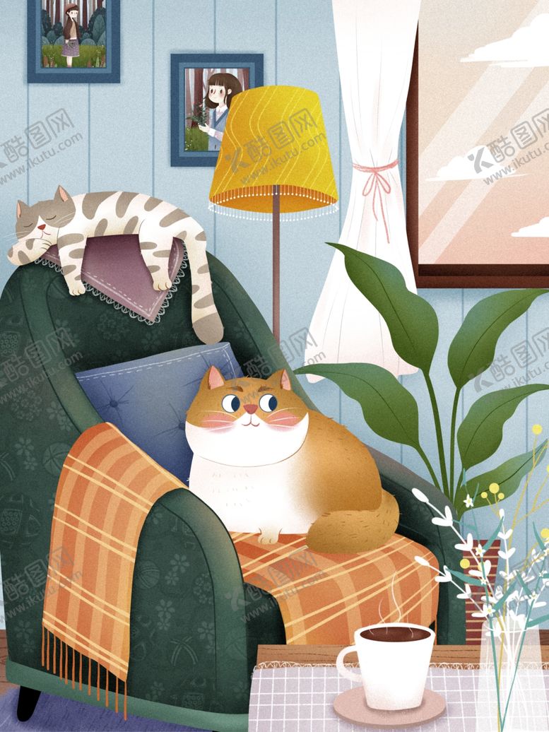 编号：28865905010932267100【酷图网】源文件下载-创意卡通插画图案