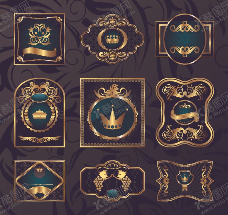 编号：73814810092035502739【酷图网】源文件下载-标签边框