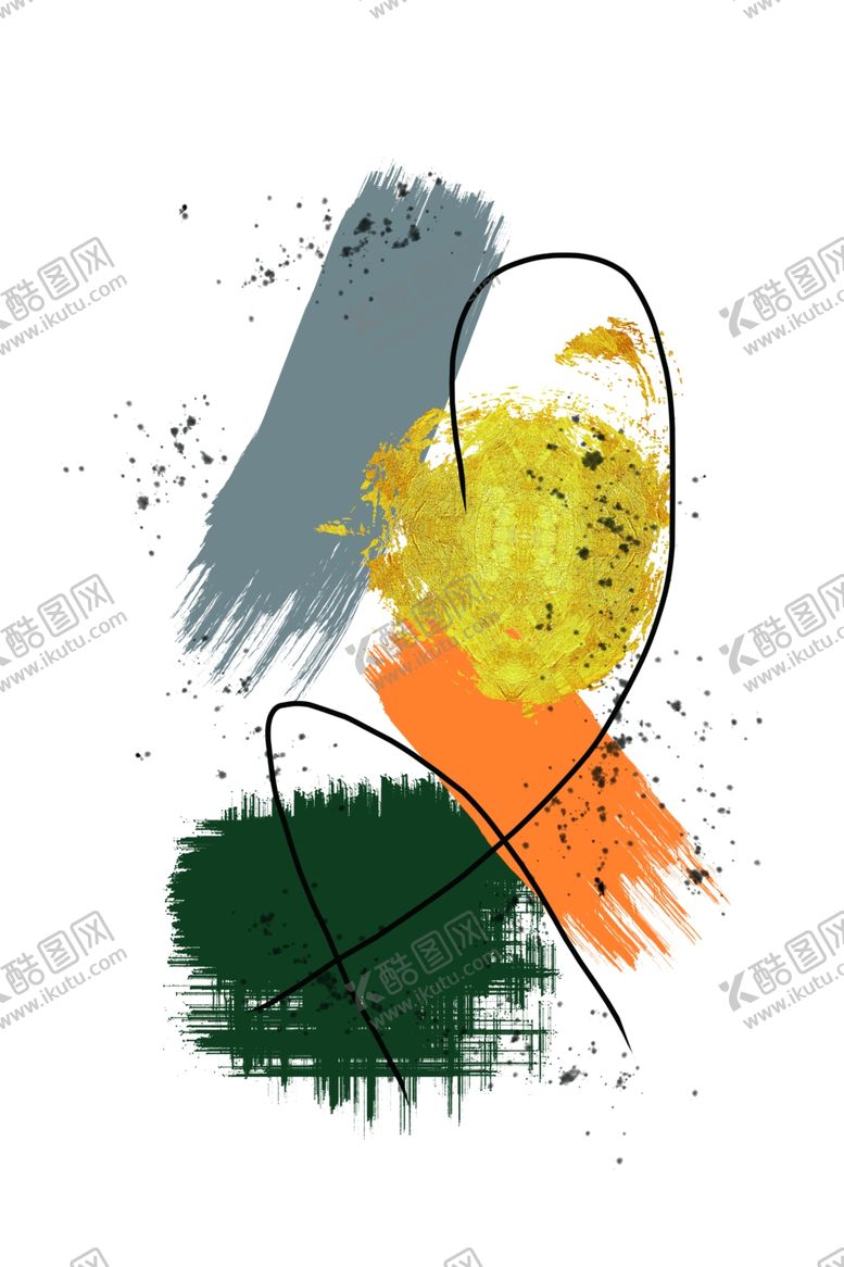 编号：67128510232356332853【酷图网】源文件下载-抽象装饰画