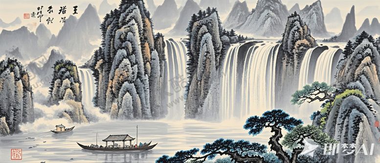 编号：30523102201400101627【酷图网】源文件下载-山水画