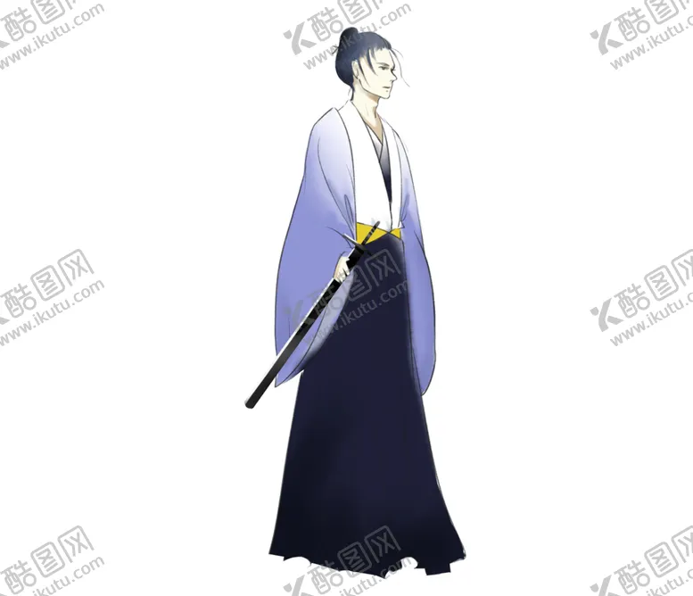 编号：93408105112154083355【酷图网】源文件下载-水墨武侠人物