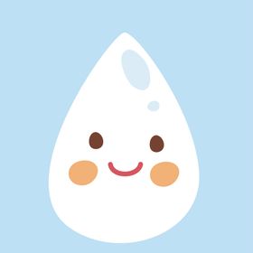 卡通水滴