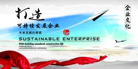 企业文化展板墙公司神墙墙