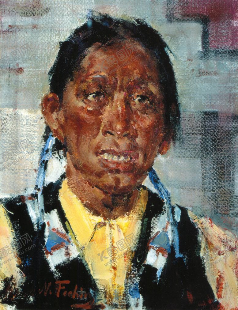 编号：89591109201237187360【酷图网】源文件下载-印象派人物形象油画