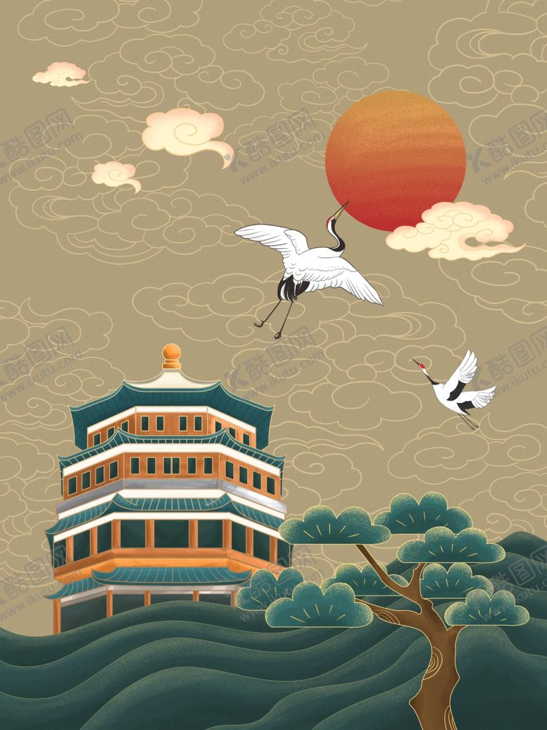 编号：28100304220225027201【酷图网】源文件下载-黄鹤楼风景