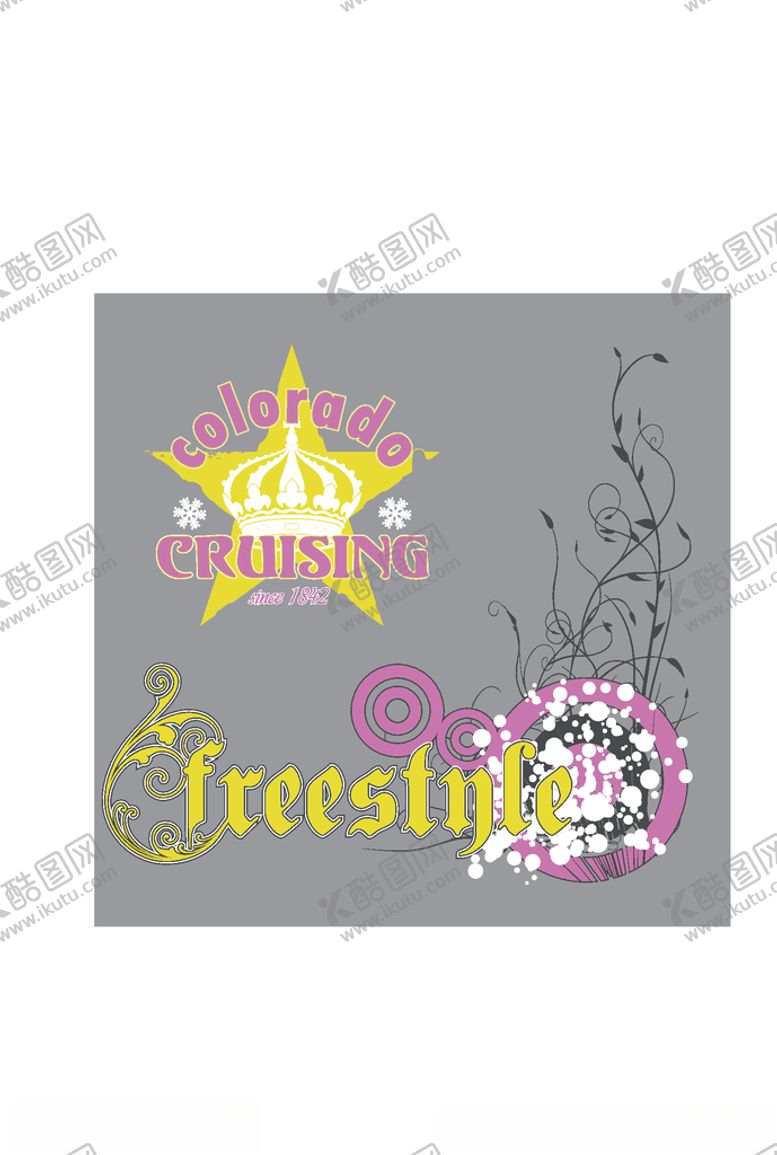 编号：24185109271731573567【酷图网】源文件下载-字母印花