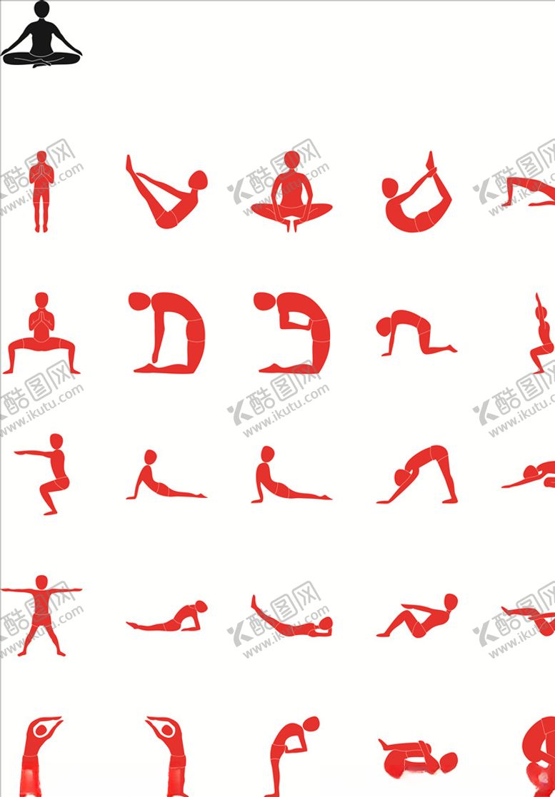 编号：35237010120454273551【酷图网】源文件下载-瑜伽标识