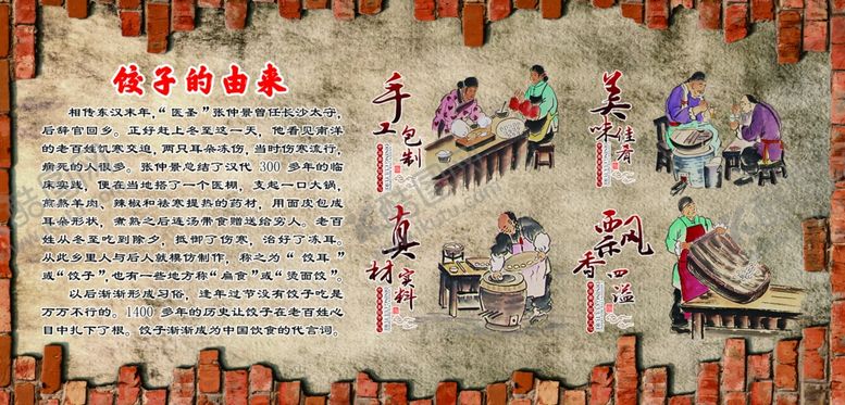 编号：78861603301733015732【酷图网】源文件下载-饺子的由来