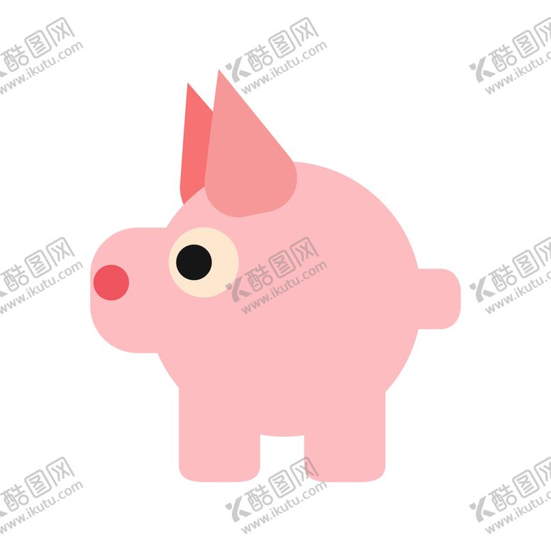 编号：10482609261159294035【酷图网】源文件下载-卡通猪
