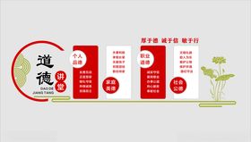 学校道德讲堂文化墙