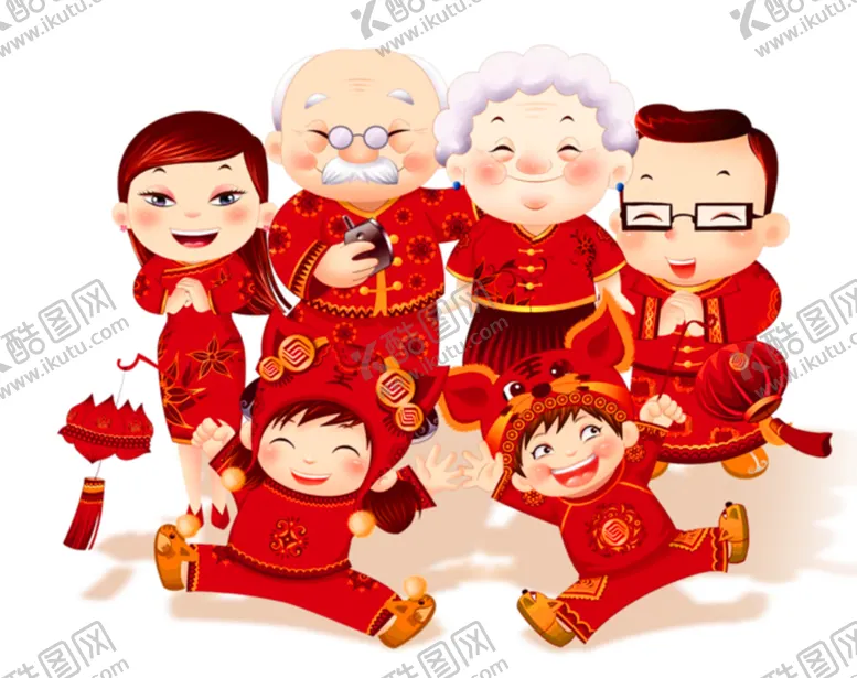 编号：71845405111231322900【酷图网】源文件下载-全家福插画png