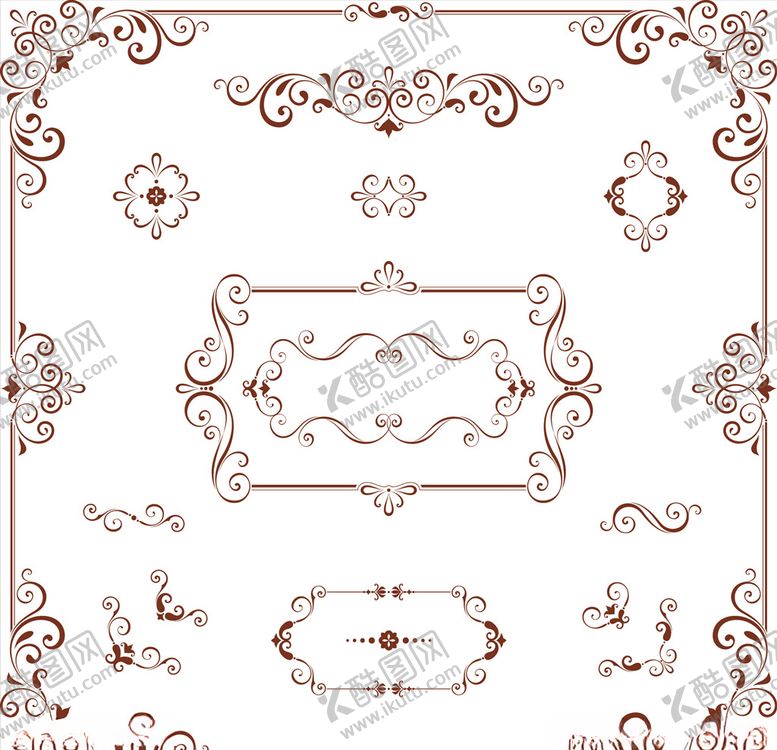 编号：96120610290001369600【酷图网】源文件下载-欧式花纹底纹