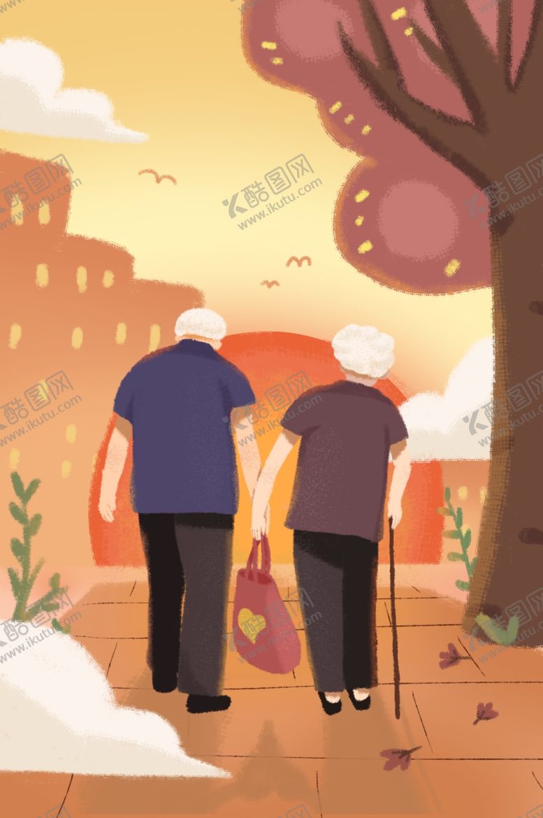 编号：58286409210543365508【酷图网】源文件下载-重阳节插画