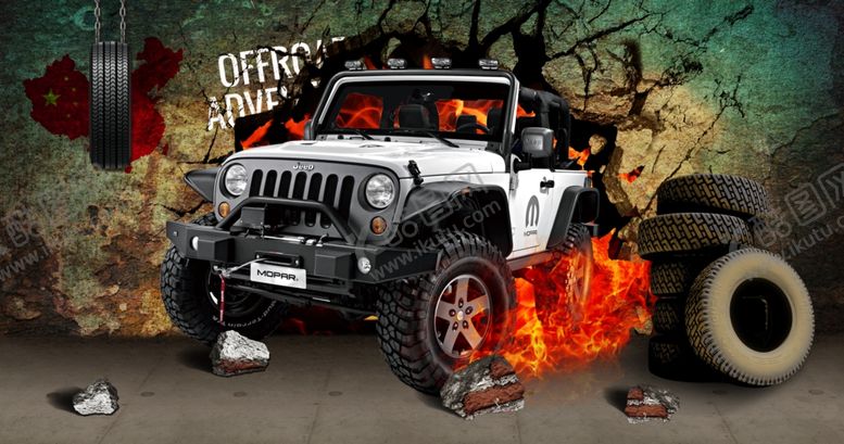 编号：79304409262012542582【酷图网】源文件下载-汽车工装背景墙