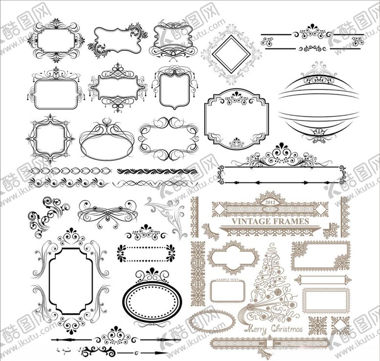 编号：58960909211604084778【酷图网】源文件下载-欧式边框花纹