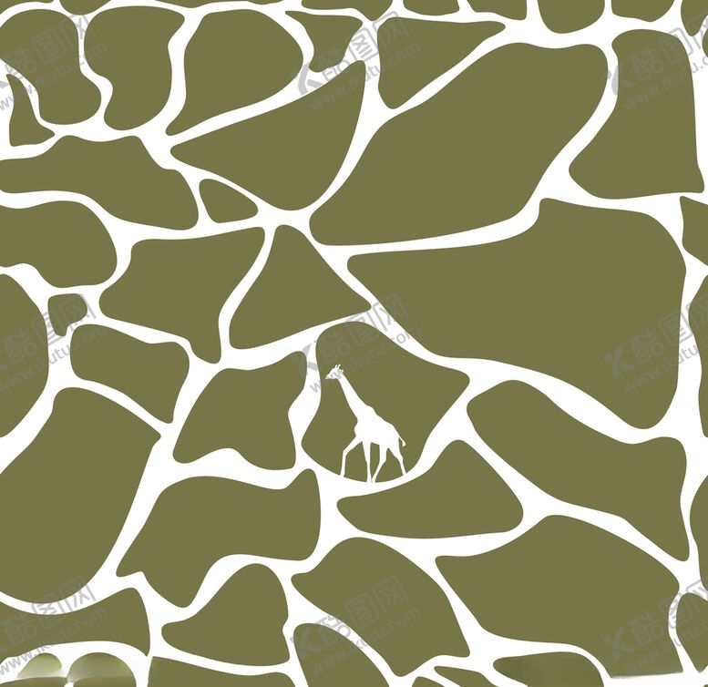 编号：88495510060304209433【酷图网】源文件下载-长颈鹿图案