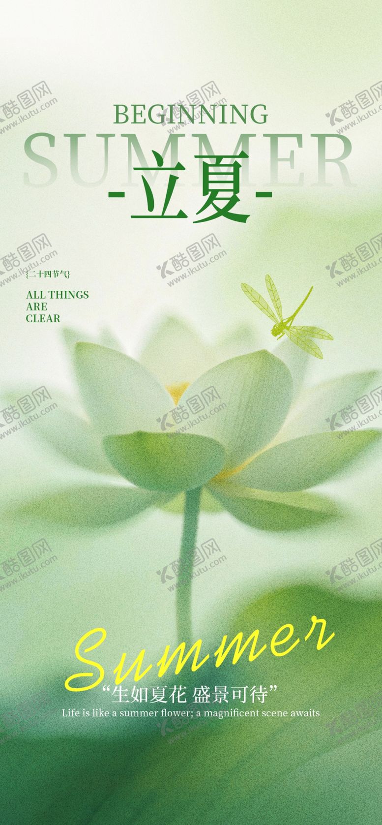 编号：89538205012056213750【酷图网】源文件下载-立夏时节荷花绽放图景