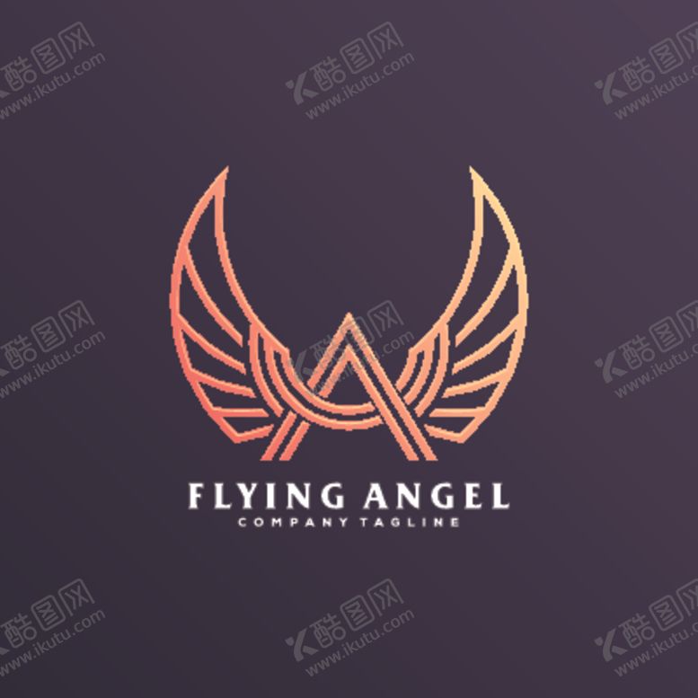 编号：74050607031951429265【酷图网】源文件下载-翅膀logo