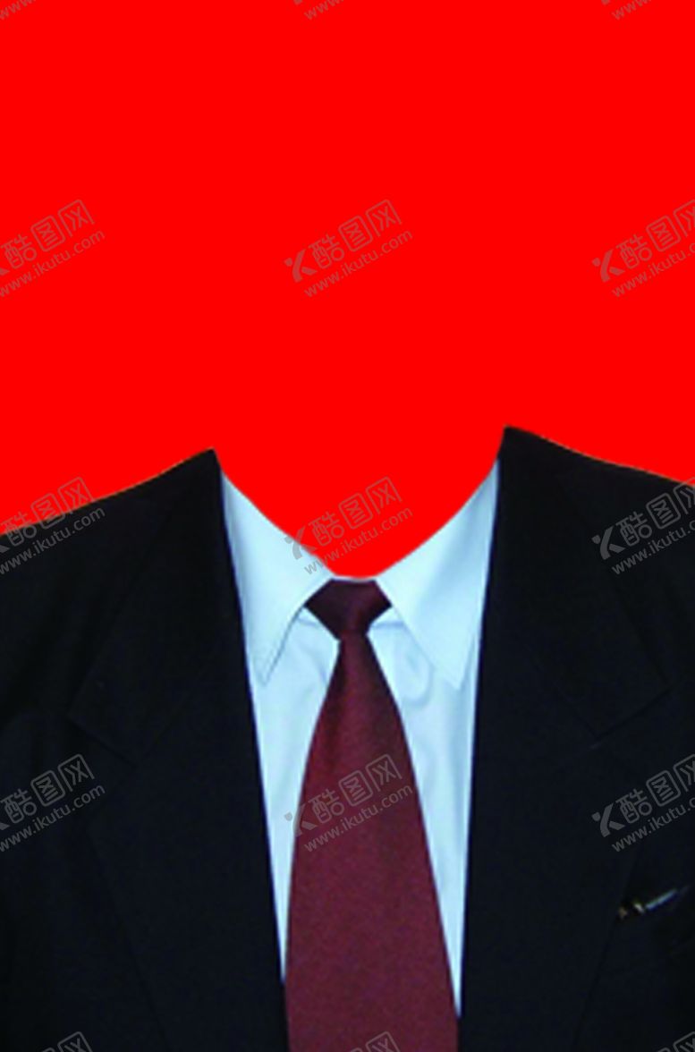 编号：47123605080811542012【酷图网】源文件下载-西装证件照模板