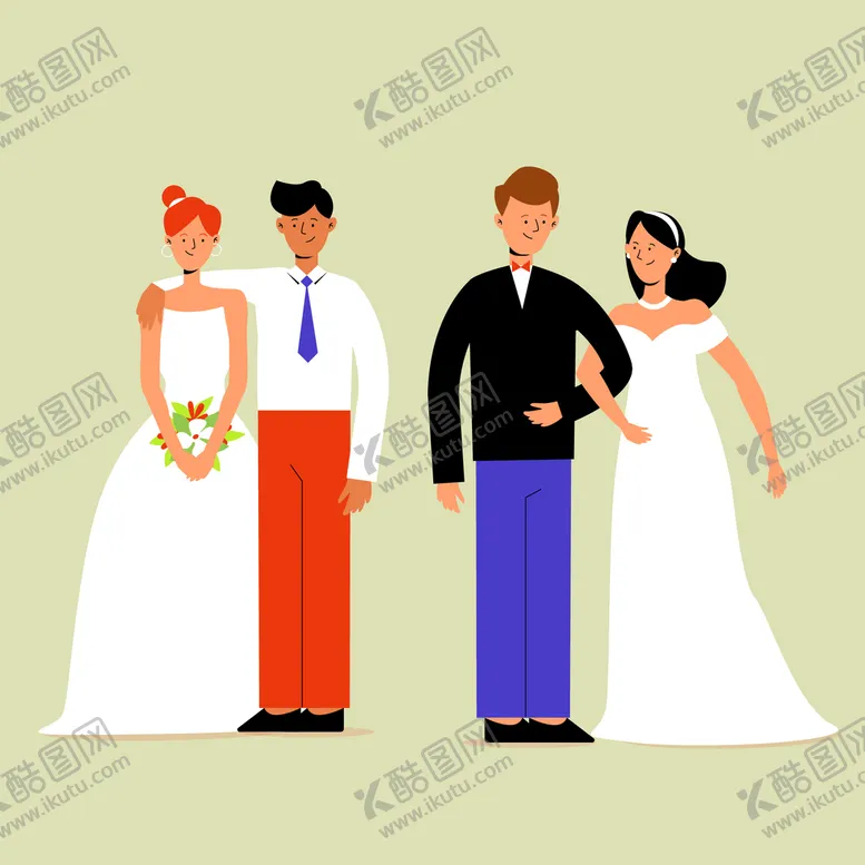 编号：15927010110928363485【酷图网】源文件下载-结婚 