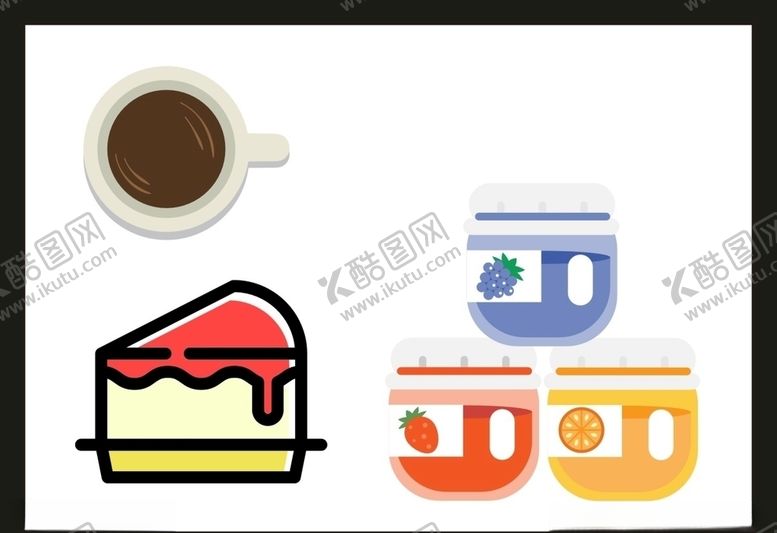编号：54851705030417294208【酷图网】源文件下载-卡通美食餐饮