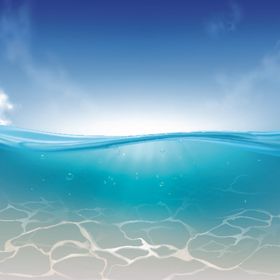 海浪波浪波纹