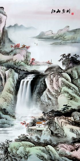 江山如此多娇玄关画
