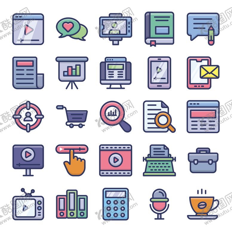 编号：19829509192129341523【酷图网】源文件下载-文体图标