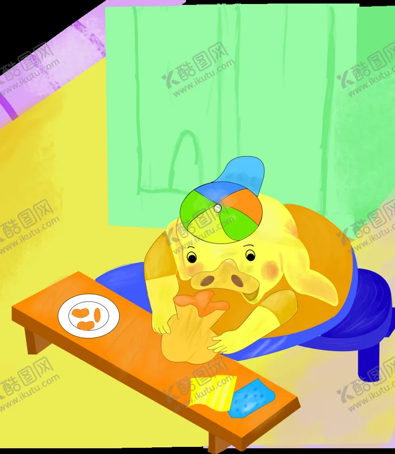 编号：96374810030617560819【酷图网】源文件下载-故事绘本猪宝宝