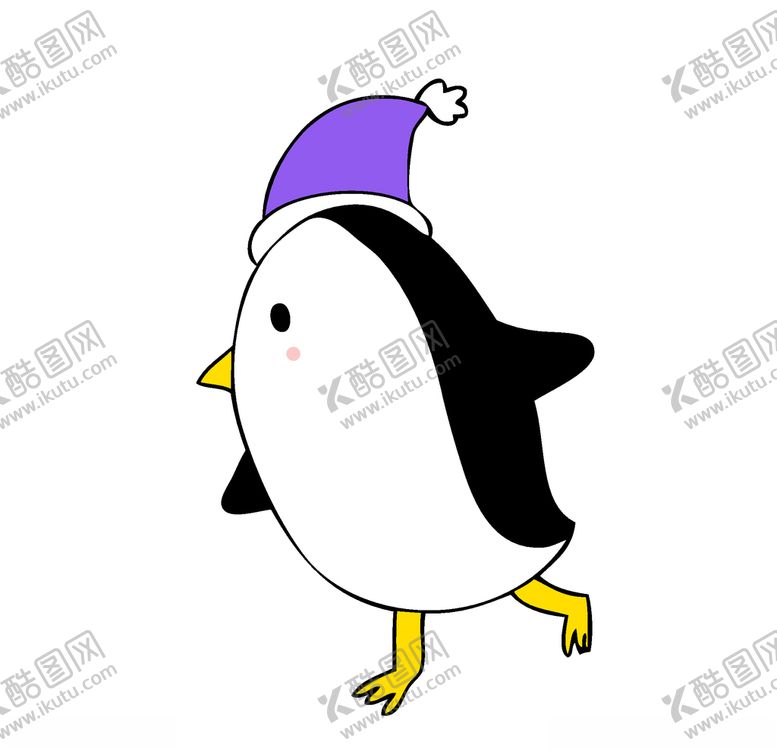编号：86542909121001543199【酷图网】源文件下载-矢量卡通企鹅