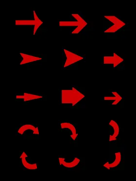 箭头水晶图标向右3D图标图片