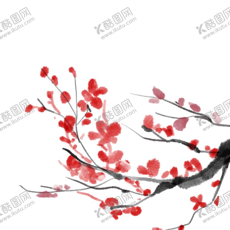 编号：85980205172105443193【酷图网】源文件下载-中国风水墨梅