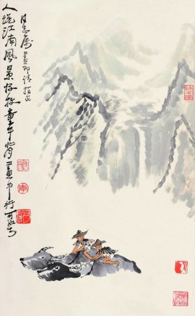 李可染国画
