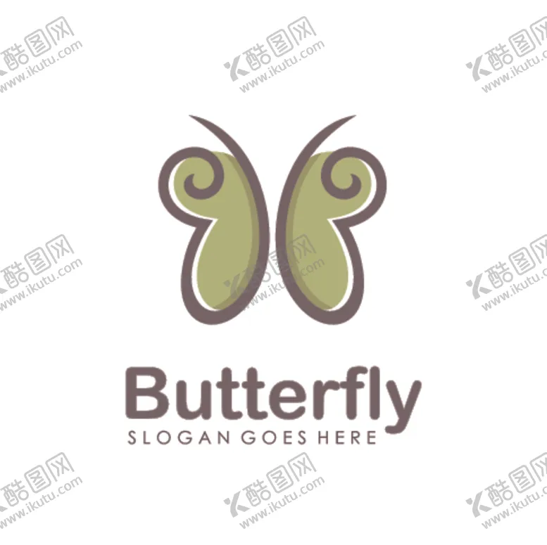 编号：25859907131658534624【酷图网】源文件下载-蝴蝶logo