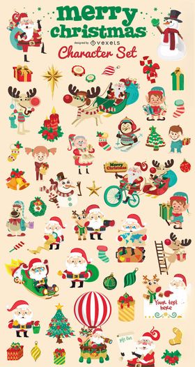 圣诞卡通元素大集合