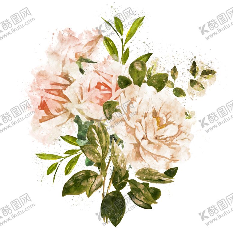 编号：64046905112309593049【酷图网】源文件下载-手绘花卉