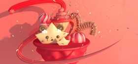 赛博舞台科技展台C4D场