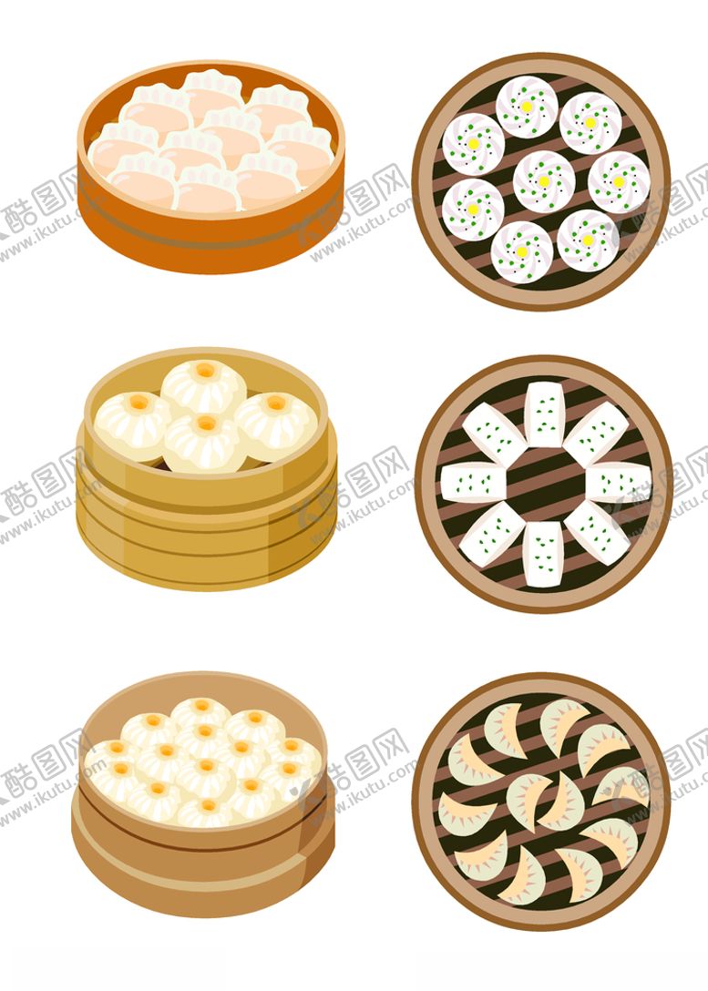 编号：54518909261135175986【酷图网】源文件下载-一笼美味的包子