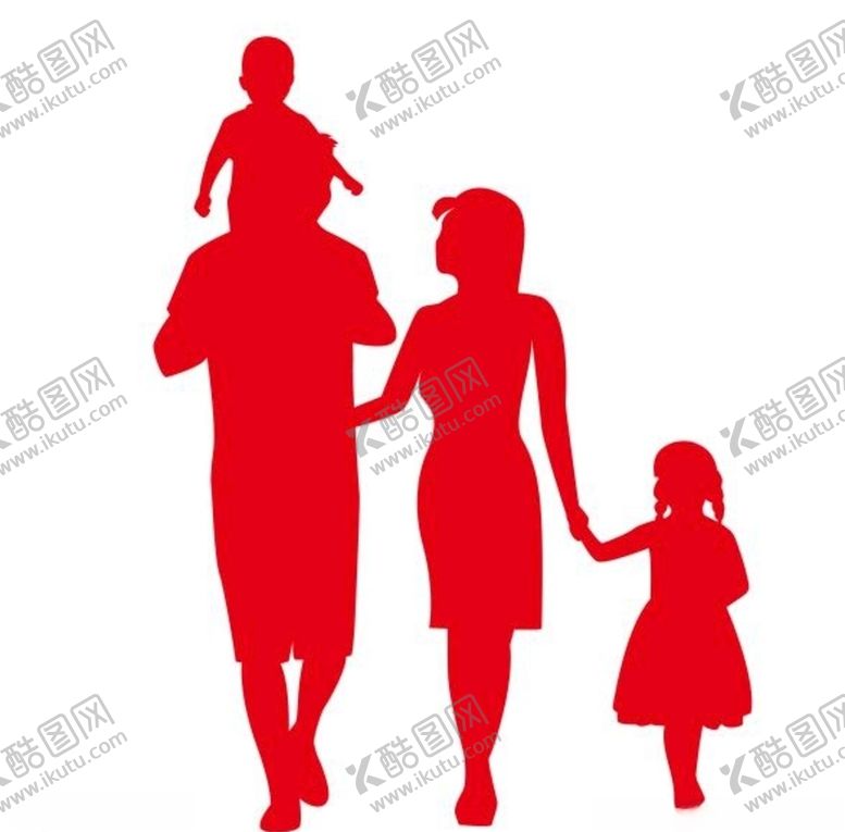 编号：59788309180849352090【酷图网】源文件下载-矢量一家四口