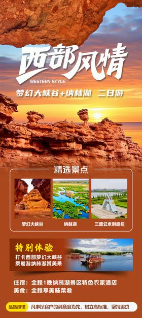 西部风情海报
