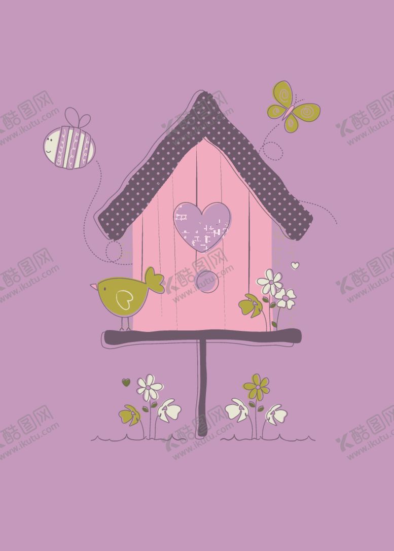 编号：38506509091835558268【酷图网】源文件下载-卡通小鸟