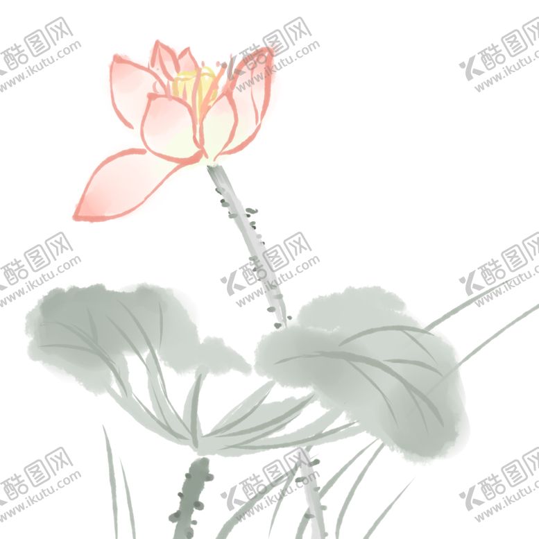 编号：60594012072335148925【酷图网】源文件下载-免扣荷花素材