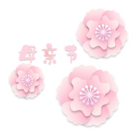 立体装饰花朵