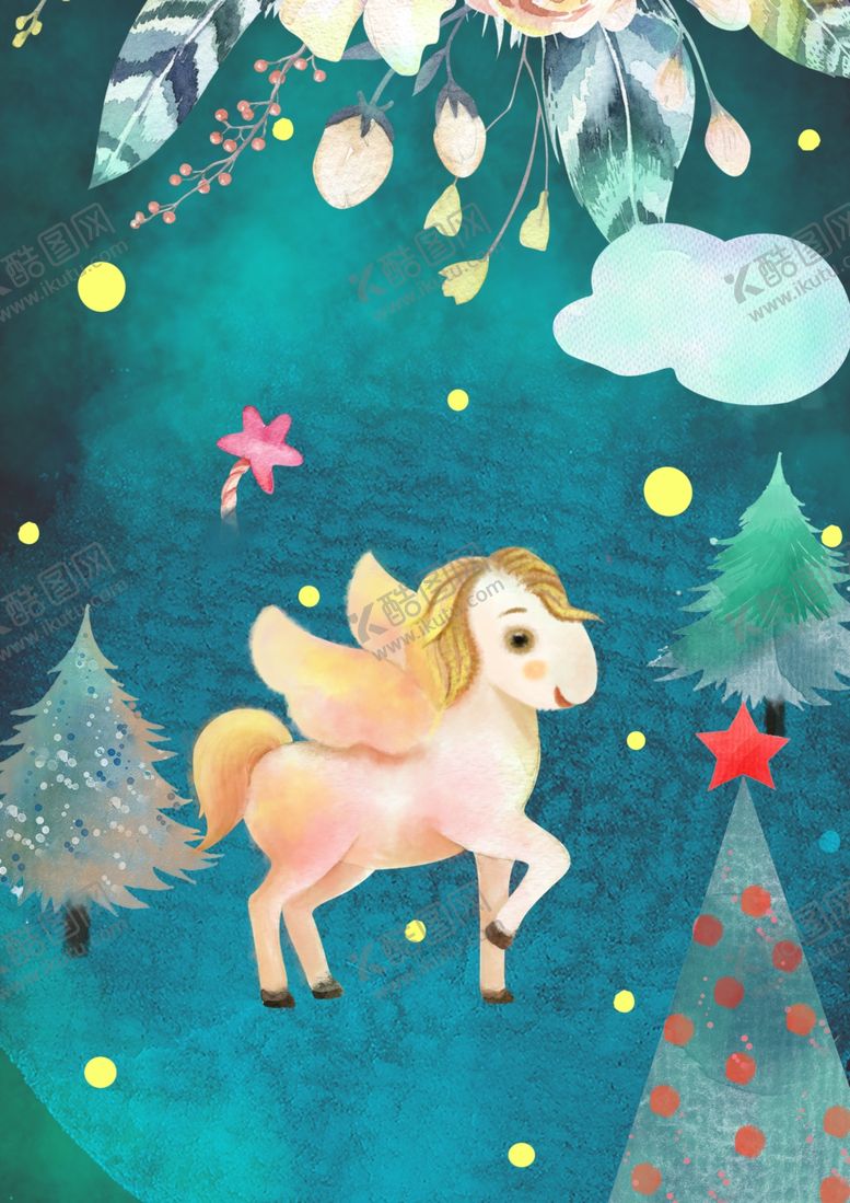 编号：38010510120959487124【酷图网】源文件下载-梦幻插画