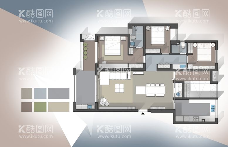 编号：47455011231000467319【酷图网】源文件下载-家装彩平