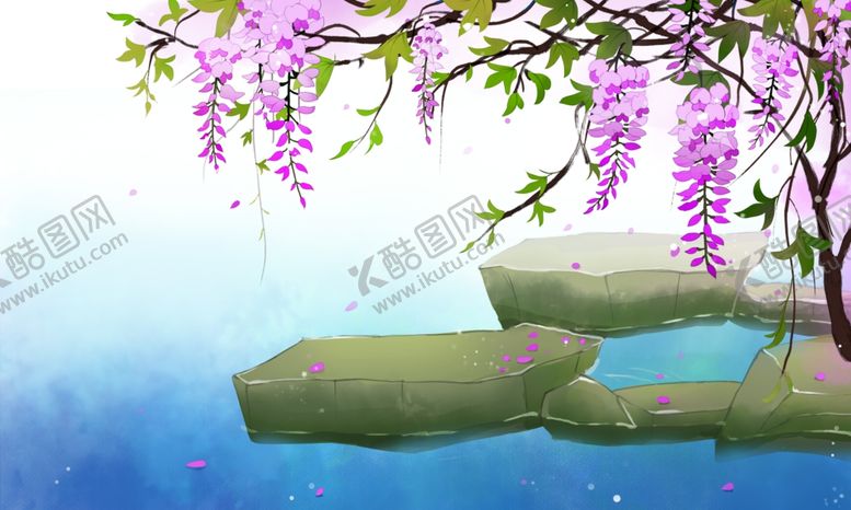 编号：98552304171529313719【酷图网】源文件下载-手绘樱花