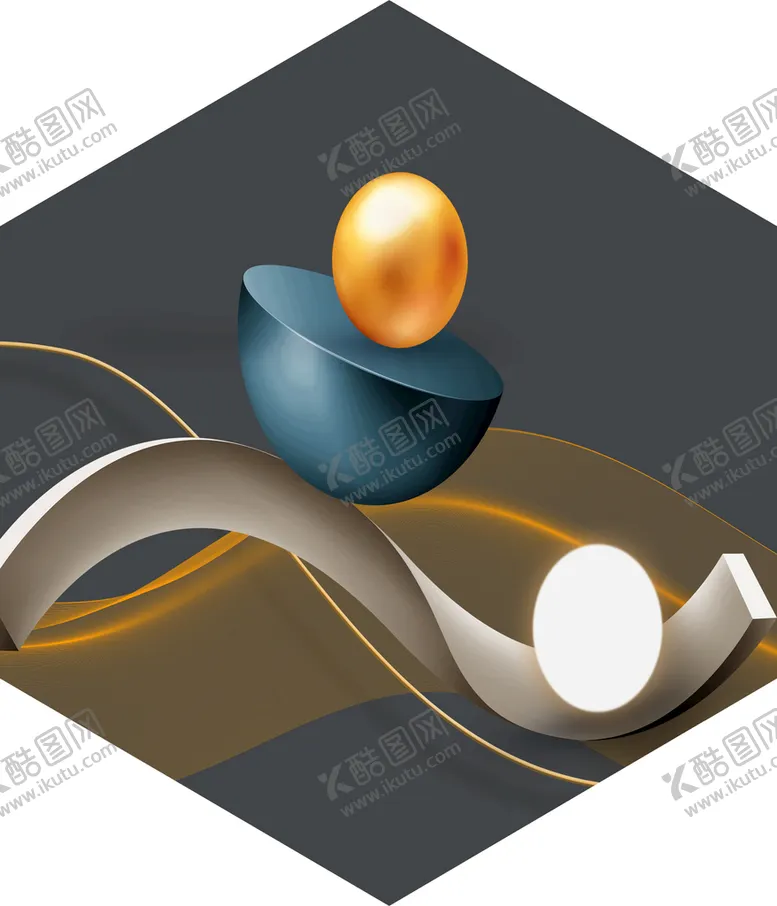 编号：68952309281214580149【酷图网】源文件下载-立体几何装饰画